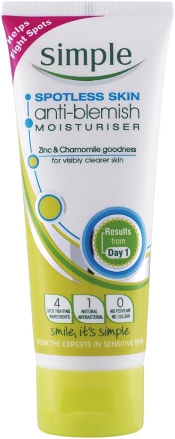simple blemish moisturiser