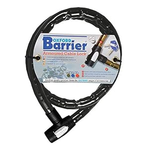 Oxford OF145 Barrier Armoured Cable Lock – Bronze (Smoke)