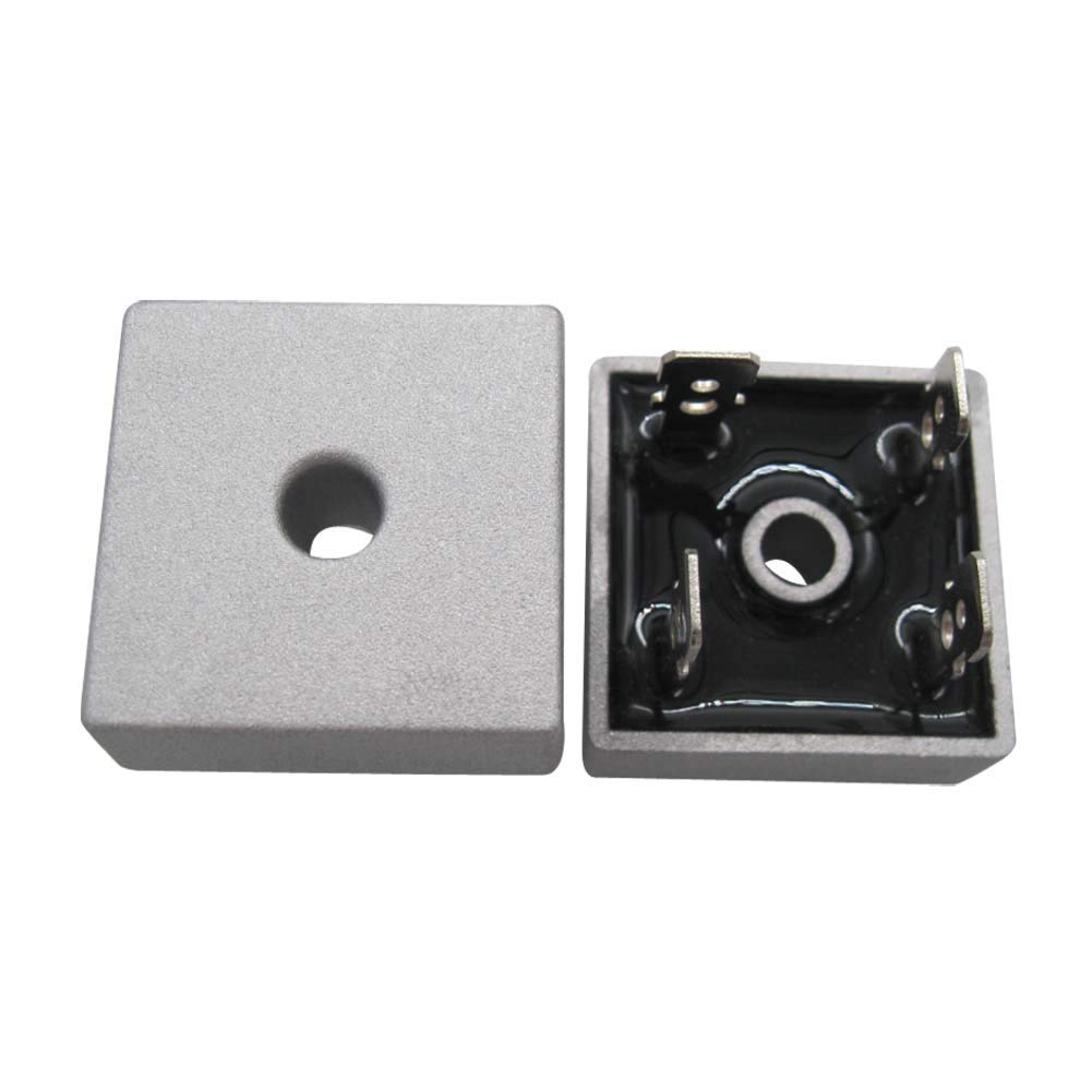 Taiss / 4Pcs KBPC5010 Bridge Rectifier 1000V 50A AC to DC Full Wave Single Phase Metal Housing, Kbpc-5010, KBPC-5010 - Image 4