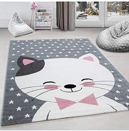 Carpettex Teppich Tapis De Chambre Dženfant Chat Et Etoiles