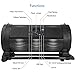 Portable Bluetooth Boombox Stereo System – 600 W Digital Outdoor Wireless Loud Speaker w/LED Lights, FM Radio, MP3 Player, USB, Wheels – Includes Karaoke Microphone, Remote Control – Pyle PBMSPG198thumb 1