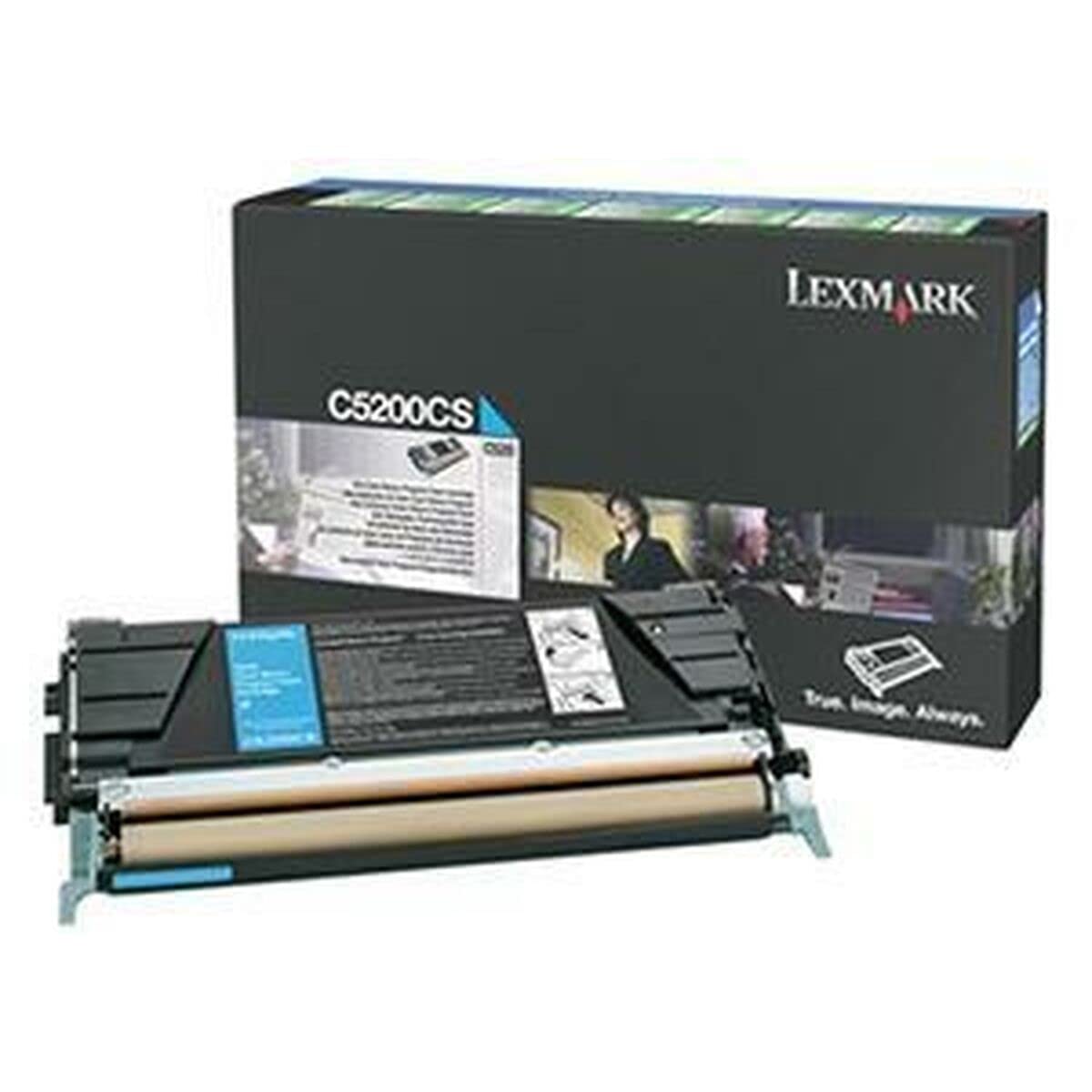 Lexmark toner cartridge C5200CS (1500 Sheets) - Cyan