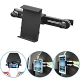Headrest Tablet Mount [2 in 1] APPS2Car Backseat Tablet Holder for iPad Pro/Air/Mini, 7-11inch Tablets, iPhone/Cell Phone, Nintendo Switch with Adjustable Angles & Sturdy Screw-Locked Mounting System