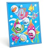 Wooden Tropical Fish Bean Bag Toss Game