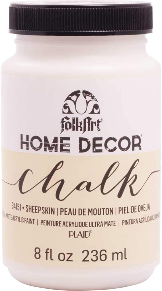 Folkart Home Decor Chalk Furniture Craft Paint In Assorted Colors 8 Ounce Sheepskin Amazon Com