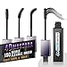 4D Silk Fiber Lash Mascara, Waterproof Mascara 180 Degree Flexible Brush Curling Lashes,Natural Thick Thickening and Lengthening Mascara, Long Lasting Charming Eye Makeup