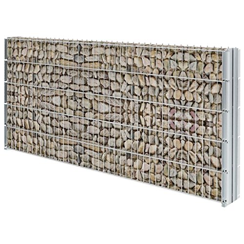 vidaXL Gabionen Doppelstabmattenzaun 2008x1030mm 8m Gittermattenzaun Gartenzaun – Bild 4