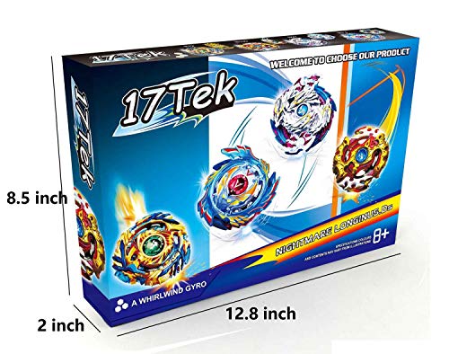 Bey Battle Burst God Evolution High Performance Battling Top Pack with 4D Launcher Grip and Stadium Starter Battle Set
