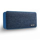 Joly Joy Portable Bluetooth 4.1 Speaker Wireless Fabric Speaker for Enhanced Music Streaming & HandsFree Calling, Built-in Mic, 3.5mm Line-In