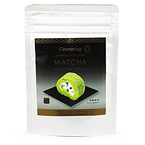 Clearspring - Japanese Organic Matcha Green Tea Powder - Premium Grade - 40g (6 Pack)