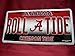 Alabama Roll A Tide Crimson Tide Football Fan License Plate Car Tag Sign