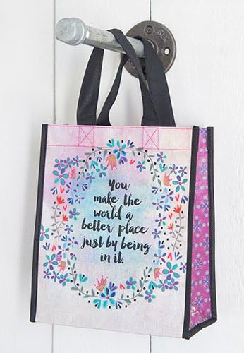 You Make the World A Better Place | Recycled Tote Bag | Natural Life