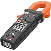 Klein Tools CL490 Digital Clamp Meter, 400A AC/DC Auto-Ranging | With TRMS, Dual Display, Auto-Ranging, Current, Voltage, Resistance, Continuity, NCVT Detection, and Reverse Contrast LCD