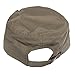 Crystal Case Womens Cotton Rhinestone Paisley Cadet Cap Hat (Khaki)