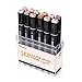 dainayw 12 Colors Skin Tone Markers, Professional Permanent Dual Tip Soft Brush Artist Sketch Manga Marker for Portrait, Illustration Drawing - Alcohol Art Markers
