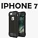 iPhone 7 Case, Dual Layer Heavy Duty Protection Cover, Shock Reduction Bumper Slim Case, Resist Cracking Defender Protective Kit for iPhone 7 (Black)
