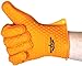 Mitt-N-Grip Extra Thick Silicone Oven Gloves - Orange (Set of 2)