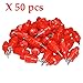 CO-Z 50 Pack Automatic Water Nipple Drinker Waterer Feeder For Poultry Chicken Duck Hen Screw In Style