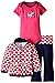 Yoga Sprout Unisex Baby Cotton Hoodie, Bodysuit or Tee Top, and Pant, Girl Bird, 6-9 Months