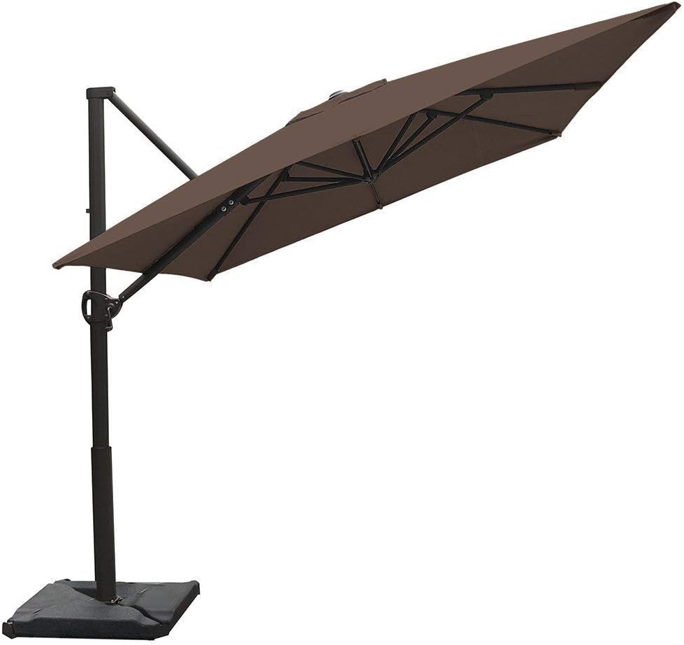 Abba Patio Replacement Of Roof Cover For Offset Cantilever Umbrella 8x 10 Feet Cocoa Amazon Ca Home Kitchen