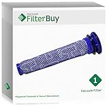 FilterBuy Dyson DC59 (DC-59) Replacement Pre Filter, Part # 965661-01. Designed by FilterBuy to be Compatible with Dyson DC59 Motorhead & Dyson V6 Motorhead Cord-Free Vacuum Cleaners.