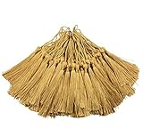 100pcs 13cm/5 Inch Silky Floss Bookmark Tassels