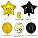 50th Birthday Decorations - 50th Number Balloons Black and Gold Party Decorations 50th Birthday 50th Birthday Decorations For Men Women