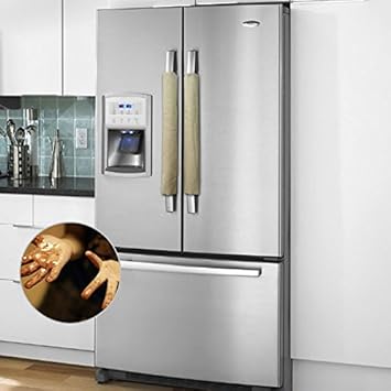 Amazon.com: PAWACA nevera polvo puerta mango cubre, cocina ...