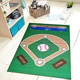 All Stars Baseball Ground Kids Rug Size: 4'5