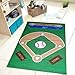 All Stars Baseball Ground Kids Area Rug 4'5
