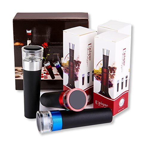 image for JideTech Wine Stopper Vacuum Wine Bottle Stopper Saver Vacuum Pump Pre