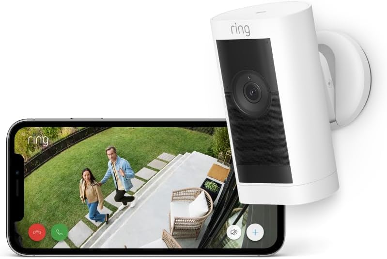 Ring Outdoor Camera Pro Battery Stick Up Cam 1080p HDR 3D Motion Wireless
