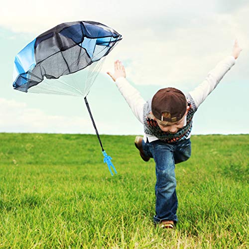 Korty 6pcs Parachute Toy for Kids,Tangle Free Throwing Parachute Army Man, Hand Throwing Solider Toys for Kids
