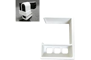 External Battery Power Bank Holder Bracket for Telescope Astrophotography Mount Accessory, Compatible with Seestar S30 White