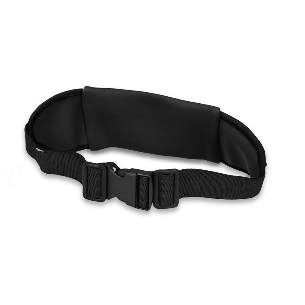 Ovelur Running Belt Waist Pack, Men Women Runners Belt Fanny Pack for Samsung iPhone x 8 7 Plus, Water Resistant Adjustable Running Bag for Walking, Cycling,Jogging,Workout, Black