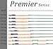 Maxcatch 3-12wt Medium-fast Action Premier Fly Rod-IM8 Carbon Blank for High Performance,with AA Cork Grip Hard Chromed Guides and Cordura Tube