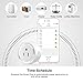 WiFi Smart Plug 2 Packs Mini Smart Outlet with Timing Function,Work with Amazon Alexa&Google Assistant IFTTT,No Hub Required,Remote Control your Appliances from Anywhere Anytime