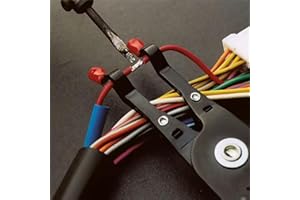 Long Nose Soldering Pliers With Dual Wire Grip, Multi Use Design For Automotive Wiring, Vehicle Repairs And Electronics, Red