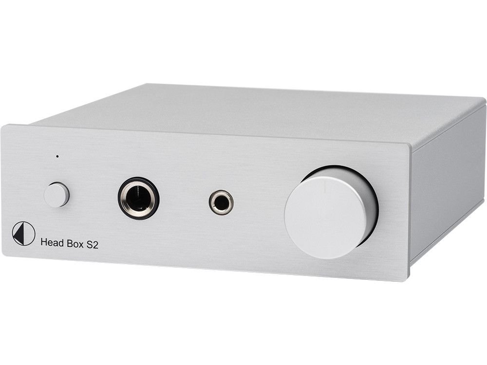 Pro-Ject Head Box S2 headphone amplifier, silver
