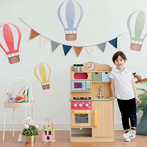 Teamson Kids Kinderküche Spielküche Holz Kinderspielküche Holzküche TD-11708A – Bild 3