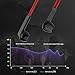 VMTOP Earphonesred Earphones, Stereo Headphones with Microphone 3.5mm Earbuds for iPhone/iPod/iPad/Samsung Galaxy and Android Compatible, Black/Red