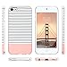 ULAK iPod Touch 7 Case, iPod 6 Case, Clear Case Slim Fit Anti-Scratch Flexible Soft TPU Bumper Hybrid Shockproof Protective Case for Apple iPod Touch 5 / 6th / 7th Generation-Minimal Rose Gold