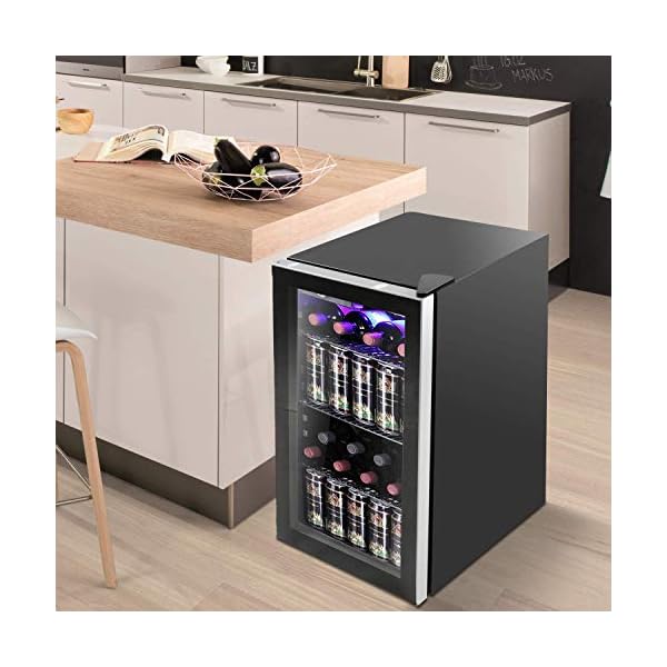 Bossin-26-Bottle-Wine-Cooler-Counter-Top-Wine-Cellar-Bar-Fridge-Quiet-Operation-Compressor-Wine-Cellar-Freestanding-Counter-Top-Wine-Chiller-Cabinet-Refrigerator