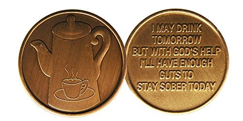 Coffee Pot Bronze Aa Alcoholics Anonymous Aca Al Anon Sober | Desertcart  Cyprus