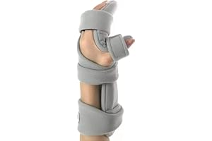 Finger Orthosis Soft Functional Resting Hand Splint Hand Splint Night Wrist Thumb Immobilizer Support for Pain Tendinitis Spr