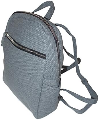 Trendy Chic MIni Messenger Backpack (BLANK, DENIM BLUE)