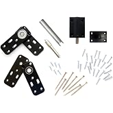 MURPHY DOOR Hidden Hinge Hardware - Easy DIY Hidden Door System, Heavy Duty Swinging Door Hinge for Secret Door or Hidden Door Bookcase, Up to 300 lbs