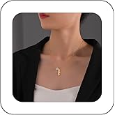 Ximdble Vintage Pearl Choker Necklace Feather Pendant Necklace Boho Pearl Necklace Gold Heart Feather Necklace Jewelry for Women