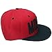 Men's Snapback Hip Hop Hat Flat Bill Hat Baseball Cap Money 2 Colors (red)