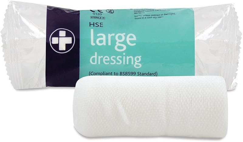 Reliance Medical Large HSE Dressing Bandage 18 x 18 cm Sterile Pack of 10